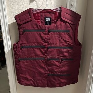 Rebel Minds Burgundy Tactical Vest